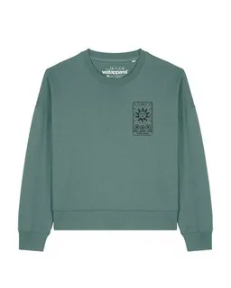 watapparel watapparel Sweatshirt Frauen Tarot The Sun – Produktbild 1 von 1