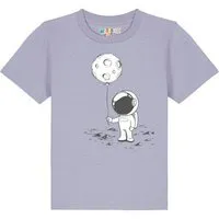 watabout kids watabout.kids T-Shirt Kinder Kleiner Astronaut mit Luftballon, Lavender, – Produktbild 1 von 1