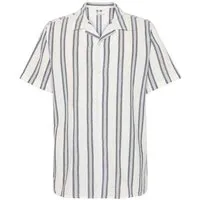 KnowledgeCotton Apparel KnowledgeCotton Apparel Box kurzärmliges gestreiftes Baumwollshirt Hemd GOTS/Vegan – Produktbild 1 von 1