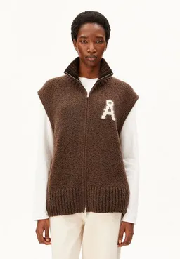 ARMEDANGELS ARMEDANGELS ICONIC Å BOUCLÉ Damen Weste aus Bio-Woll Mix (recycelt) – Produktbild 1 von 1