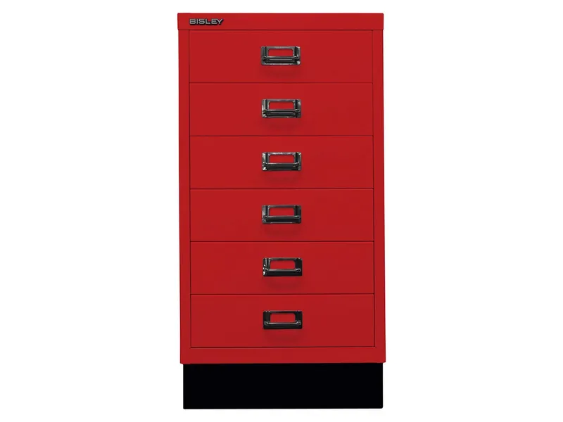 Bisley Bisley Schubladenschrank "MultiDrawer" DIN A3 mit 6 Schubladen kardinalrot – Produktbild 1 von 1