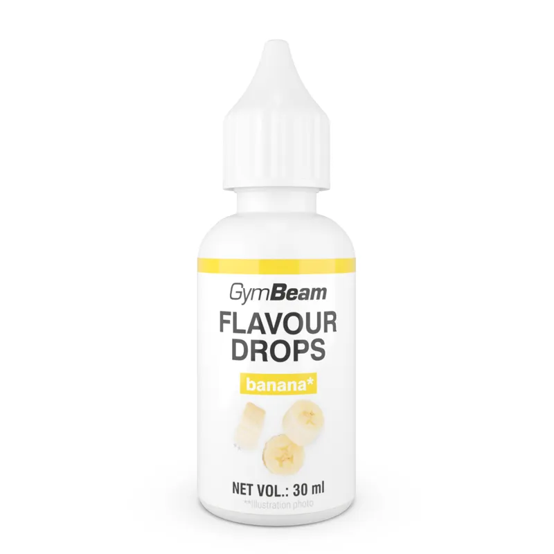 GymBeam Food GymBeam Flavour Drops 30 ml Banane – Produktbild 1 von 1