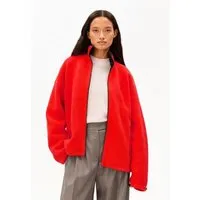 ARMEDANGELS ARMEDANGELS COTTON FLEECE Damen Jacke aus Bio-Baumwolle, Mars red, – Produktbild 1 von 1
