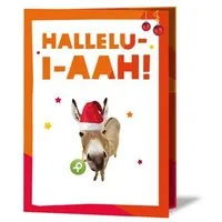 OxfamUnverpackt OxfamUnverpackt Spenden-Geschenk "Esel" (Weihnachtskarte mit Magnet) – Produktbild 1 von 1