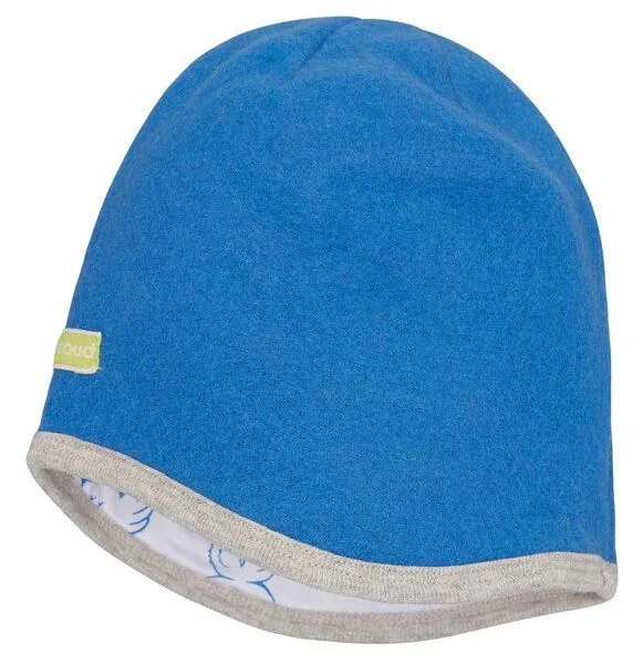 loud + proud loud + proud Babys & Kinder Mütze Wollfleece, GOTS-zertifiziert, Azur(blau), – Produktbild 1 von 3