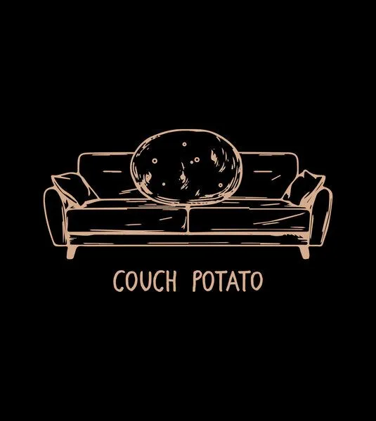 Gary Mash GARY MASH Shirt Couch Potato Miniprint aus Biobaumwolle, Schwarz, – Produktbild 3 von 4