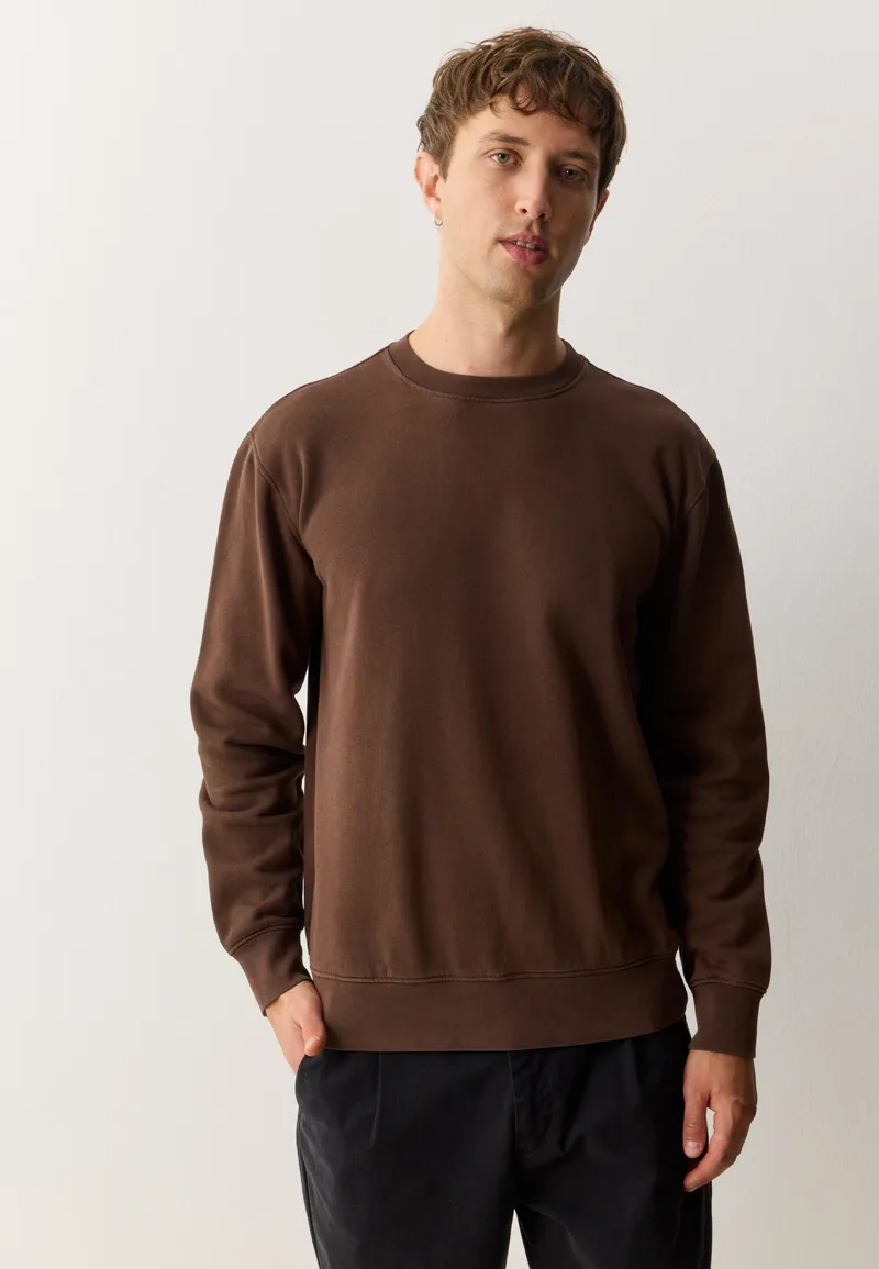 recolution Recolution Herren vegan Sweatshirt Tamarillo Schokobraun, Braun, – Produktbild 1 von 2