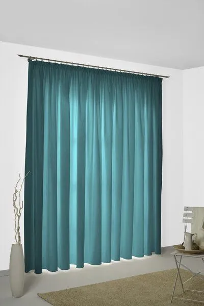 Nature by Adam Nature by Adam Vorhang aus 100% Bio-Baumwolle - Made in Germany - Neveres, Seegrün, – Produktbild 7 von 7