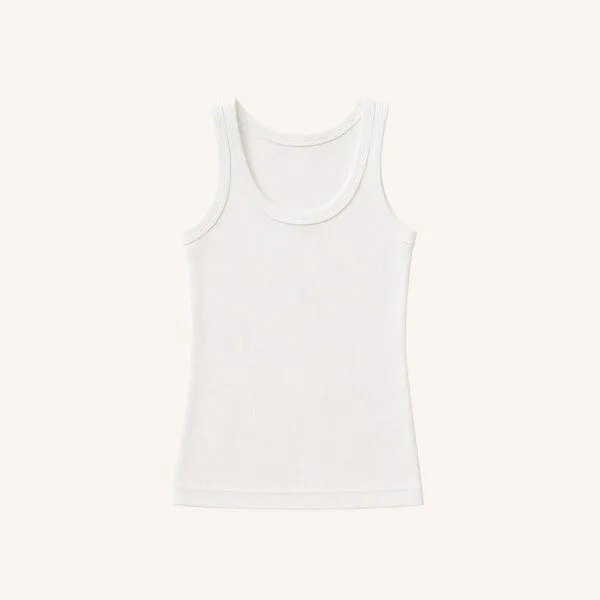 NORDLICHT NORDLICHT Ripp Tanktop Ninna, Naturweiß, – Produktbild 2 von 4