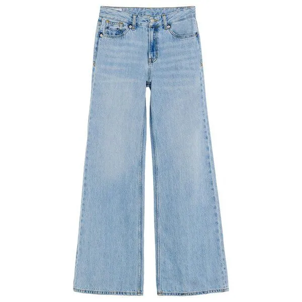 Kings Of Indigo Kings Of Indigo Jane - Mid rise Relaxed flare - Blue Reef Super Light Used – Produktbild 1 von 3