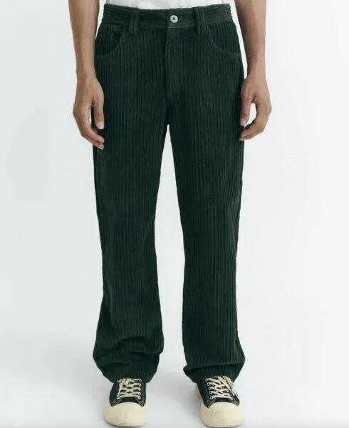 thinking mu thinking mu Cordhose David - Bottle Green, Green, – Produktbild 2 von 4