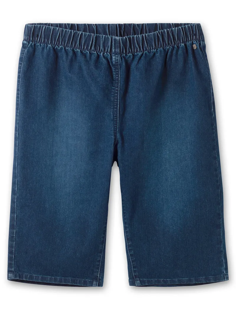 sheego Jeansbermudas, Blue denim, – Produktbild 1 von 2