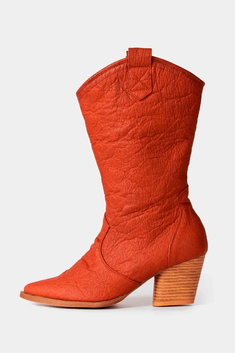 BOHEMA BOHEMA Damen vegan Stiefel Pina Rot, Rot, – Produktbild 2 von 2