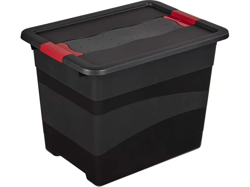 Keeeper Keeeper Transportbehälter 'Eckhart' mit Deckel, 39,5 x 29,5 x 30 cm, 24 l, Grau, – Produktbild 1 von 1