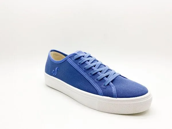 thies Veganer Sneaker "thies ® Natural Dye Plain" aus Biobaumwolle, Indigo (blau), – Produktbild 2 von 4