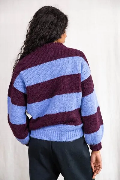 Jyoti - Fair Works Jyoti - Fair Works Baby-Alpaka Strickpullover Lupuna, Streifen, – Produktbild 4 von 4