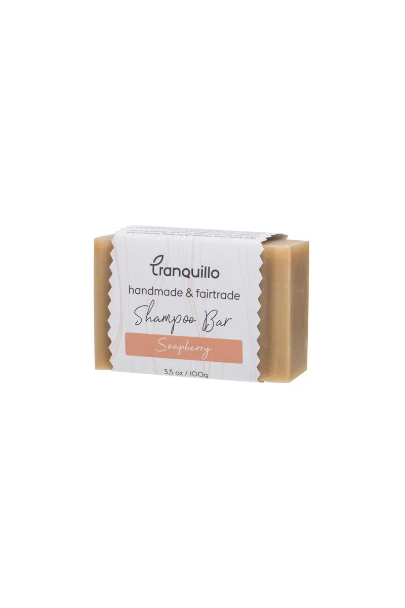 Tranquillo Tranquillo Shampoo Bar Soapberry 100 g, Creme, – Produktbild 1 von 5
