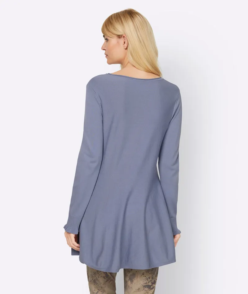 heine Longpullover, Taubenblau, – Produktbild 2 von 2