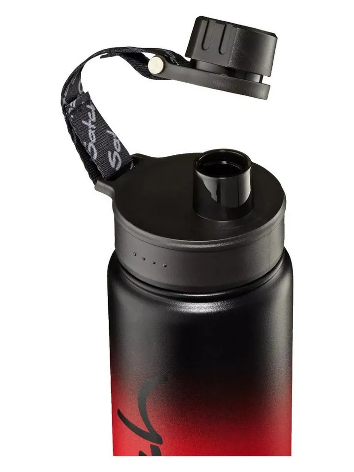 Satch Satch Trinkflasche Trinkflasche, auslaufsicher und kohlensäuregeeignet, Rot, – Produktbild 4 von 5