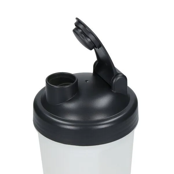 elasto elasto Shaker – Protein – mit Schraubdeckel, Transluzent/haselnuss, – Produktbild 2 von 3