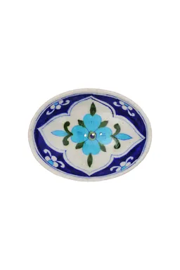 Tranquillo Seifenschale BLUE POTTERY - blau – Produktbild 1 von 1