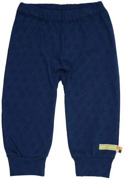 loud + proud loud + proud Baby & Kinder Hose Jacquard Strick, GOTS-zertifiziert, Ultramarine(blau), – Produktbild 1 von 2