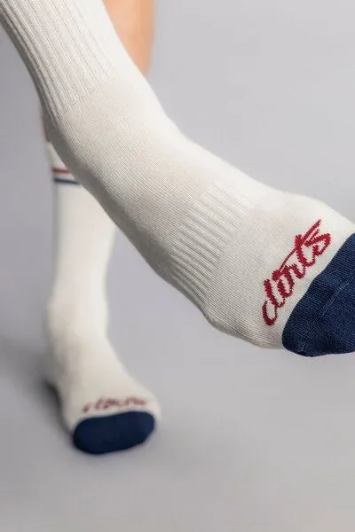 DIRTS dirts College Socks, Off white, – Produktbild 4 von 4