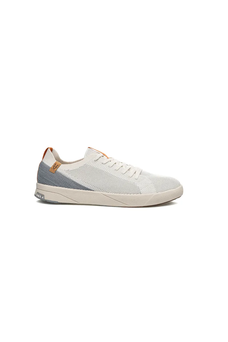 SAOLA SAOLA Herren vegan Sneaker Herren Cannon Knit 2.0 Weiß/Grau, Weiß, – Produktbild 1 von 2