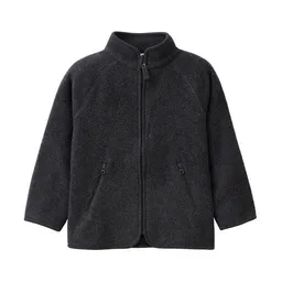 People Wear Organic People Wear Organic Fleece Jacke, grau mélange – Produktbild 1 von 1