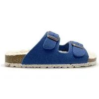 thies Vegane "thies ® Recycled Plush PET Bio Sandale" aus rec. PET & Biobaumwolle, Ocean (blau), – Produktbild 1 von 1