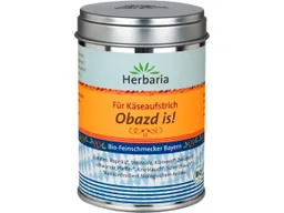 Herbaria Herbaria Bio-Gewürzmischung "Obazd is!" für Käsegerichte, 80 g – Produktbild 1 von 1
