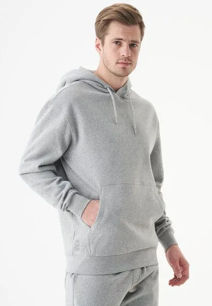 ORGANICATION ORGANICATION ESSENTIALS-HALKI-Unisex Soft Touch Hoodie aus Bio-Baumwolle, Grey melange, – Produktbild 3 von 3
