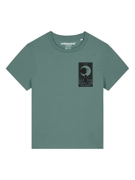 watapparel watapparel T-Shirt Frauen Tarot The Moon, Green bay, – Produktbild 2 von 3