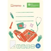 Memo memo x SOS-Kinderdörfer weltweit Schulheft DIN A5, 16 Blatt, Lin. 7 – Produktbild 1 von 1