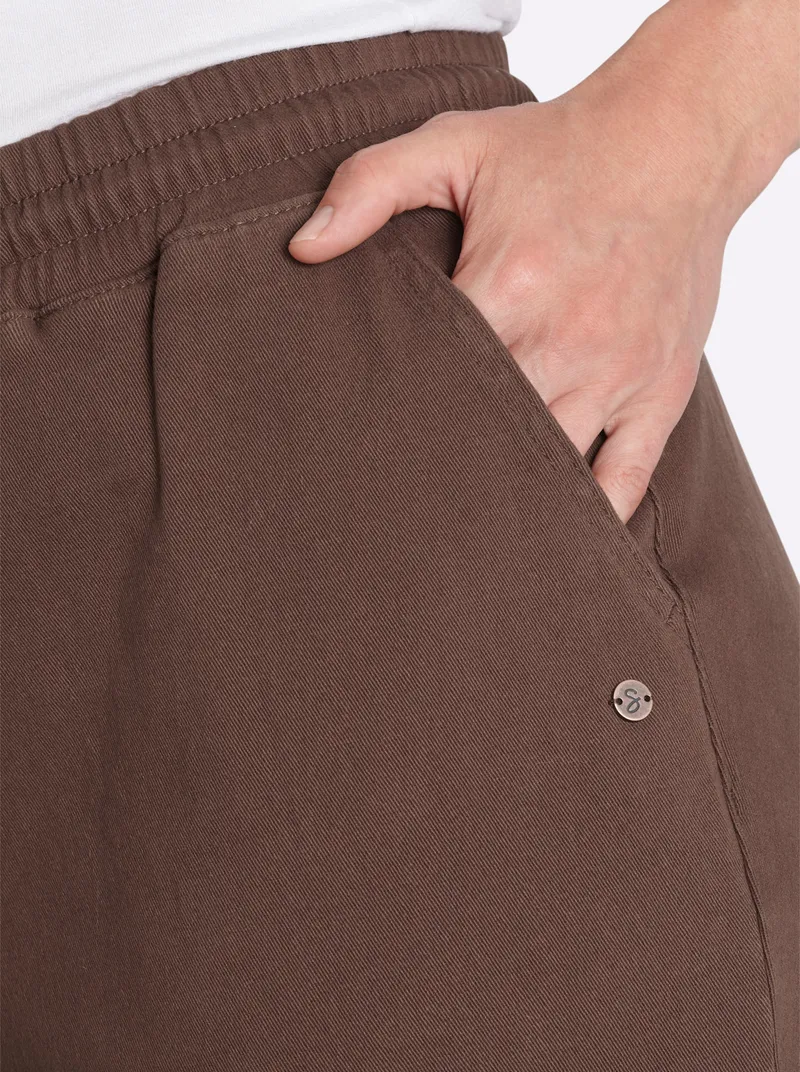 sheego Schlupfhose schoko, Schoko, – Produktbild 3 von 3