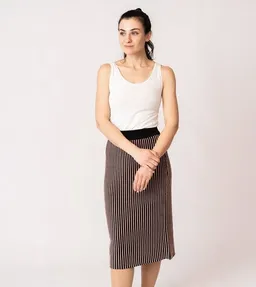 Gary Mash GARY MASH Pencil-Skirt Shandon in Midi-Länge aus Biobaumwolle – Produktbild 1 von 1