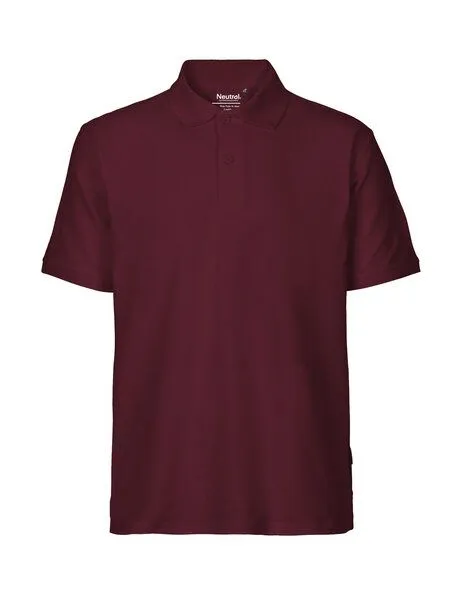 Neutral® - 3FREUNDE Neutral® - 3FREUNDE Männer Poloshirt, Bordeaux, – Produktbild 1 von 4