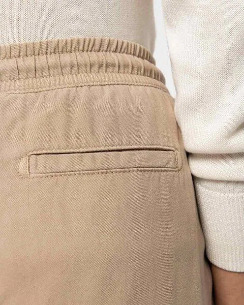 YTWOO YTWOO Lässige Damen Hose aus Lyocell TENCEL* und Bio-Baumwolle, Beige, – Produktbild 3 von 3