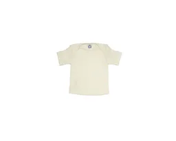 Cosilana Cosilana Kurzarmshirt (1-tlg) Baby Kurzarm-Shirt aus Bio Baumwolle / Bio Schurwolle / Seide – Produktbild 1 von 1