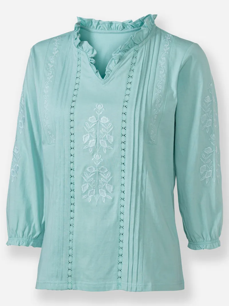 Witt 3/4-Arm-Shirt mint, Mint, – Produktbild 1 von 2