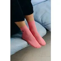 Jutelaune Jutelaune Bubblegum Heart Socks - GRS und OEKO-TEX Zertifizierungen – Produktbild 1 von 1