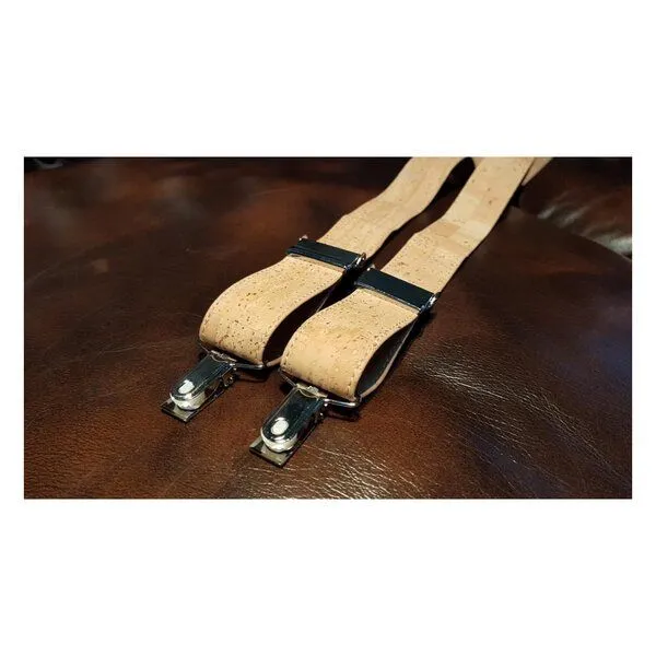 Kork-Deko Kork-Deko Y-Hosenträger aus Kork - Beige – Produktbild 6 von 6
