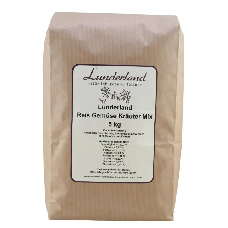 Lunderland Lunderland Reis Gemüse Kräuter Mix 5 kg – Produktbild 2 von 2