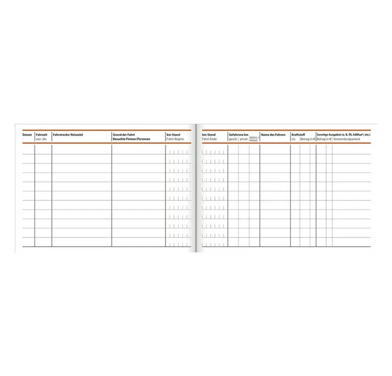 Sigel Sigel Formularblock Sigel T1179 DIN A6 quer Fahrtenbuch Anzahl der Blätter: 40 3 St. – Produktbild 2 von 5