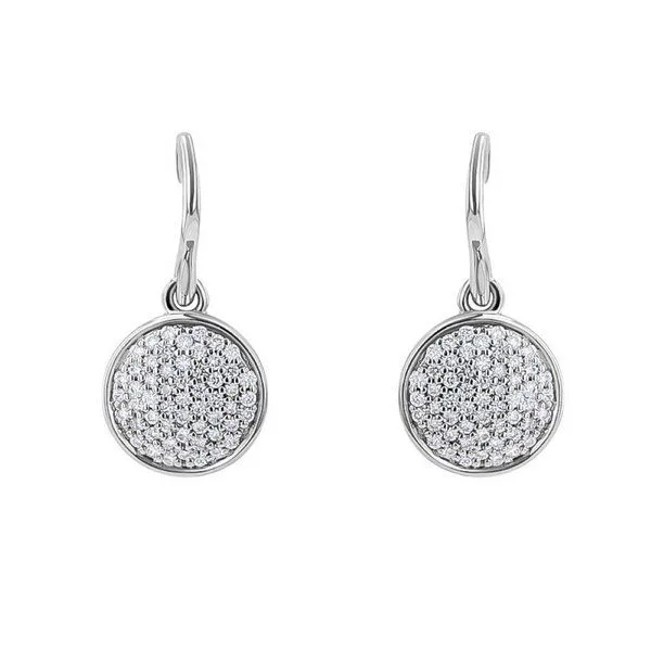 Eppi Eppi Hängeohrringe mit Lab Grown Diamanten Hallia, Weiss, – Produktbild 1 von 3