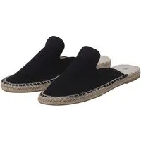 Japanwelt Espadrilles Japanwelt Espadrilles Damen Espadrilles Canvas Pantoffeln Glitzer Leinen Sommerlatschen, Schwarz, – Produktbild 1 von 1