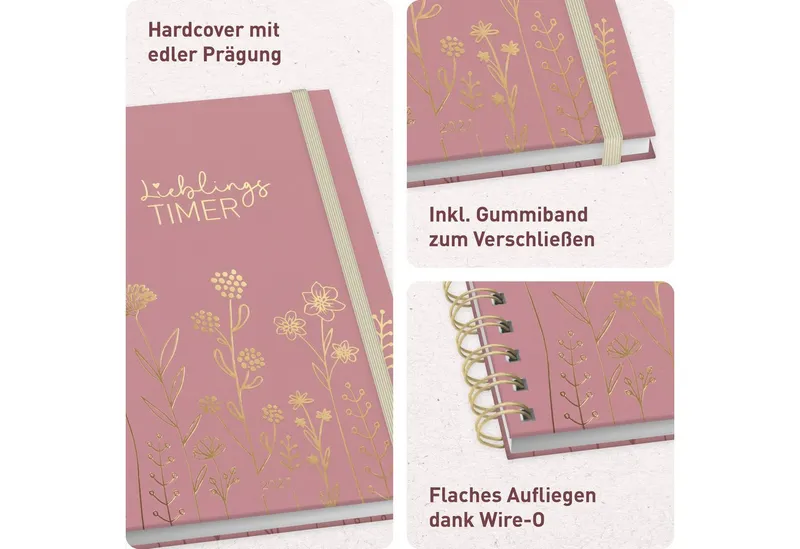 Häfft Häfft Terminkalender Lieblings-Timer 2027 A5 Ringbuch-Kalender – Produktbild 2 von 5