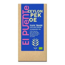 El Puente El Puente Ceylon Pekoe - Bio-Schwarztee lose | Fair Trade | Bio-zertifiziert | Vegan | Glutenfrei – Produktbild 1 von 1