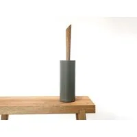 werkvoll by Lena Peter werkvoll by Lena Peter Upcycling WC-Bürste FIRE mit Eichegriff, Red, – Produktbild 1 von 2