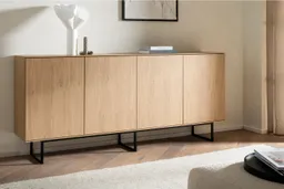 Furn.Design Sideboard Breda (Anrichte in Stone Eiche Dekor, 4-türig, 200 x 90 cm), 8 Fächer, Push-To-Open-Funktion – Produktbild 1 von 1